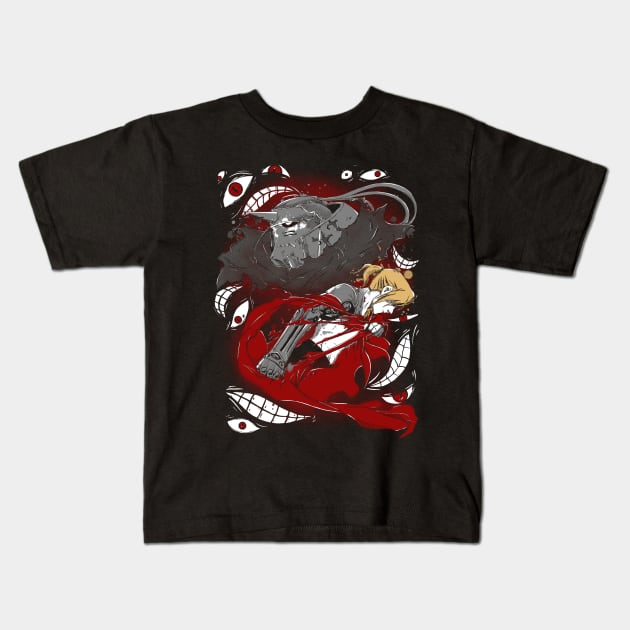 FullMetal Brothers Kids T-Shirt by itsdanielle91